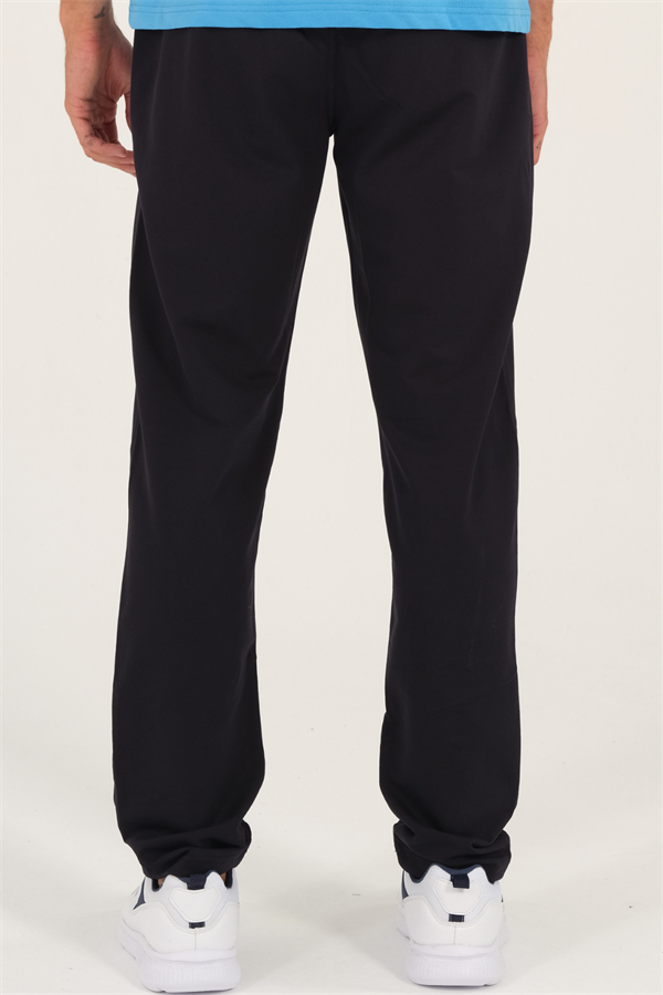 Escetic Lacivert Erkek Rahat Kalıp Nefes Alabilen 2 İplik Kumaş 4 Mevsim Spor Eşofman Altı B1073