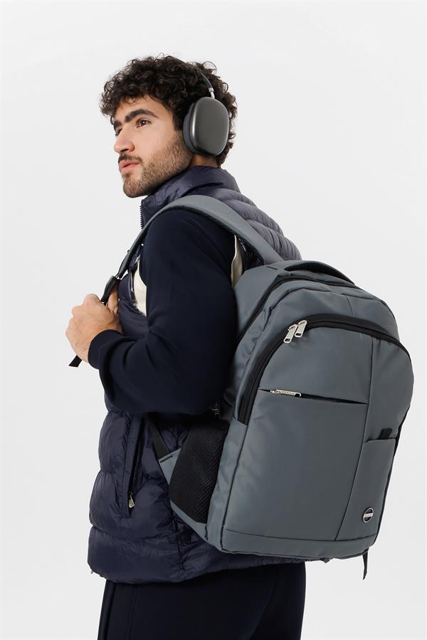 Escetic Lacivert Erkek Şişme Yelek 7077