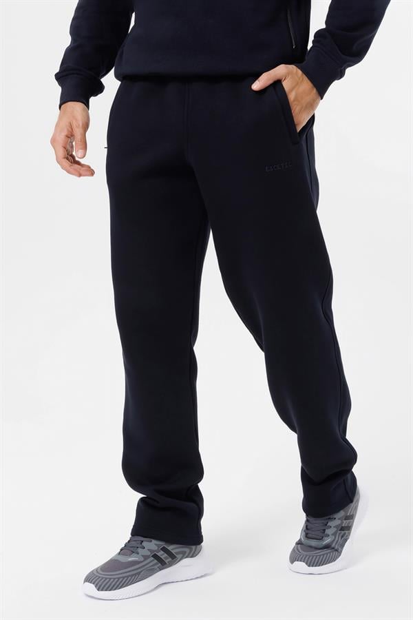 Escetic Royal Rahat Kalıp 3 İplik İçi Polarlı Kışlık Kalın Erkek Eşofman Altı B1590