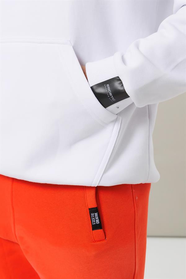 Escetic Nar Çiçeği Kışlık Kalın 3 İplik Lastik Paça Slimfit Erkek Eşofman Altı B1127