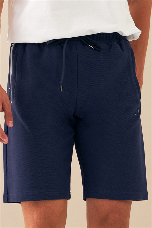 Escetic Royal Erkek Casual Rahat Kalıp %100 Pamuk Nefes Alabilen Petek Süprem Kumaş Spor Şort B1540