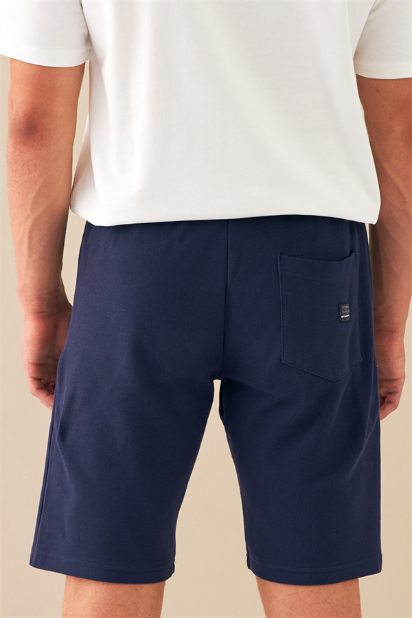 Escetic Royal Erkek Casual Rahat Kalıp %100 Pamuk Nefes Alabilen Petek Süprem Kumaş Spor Şort B1540