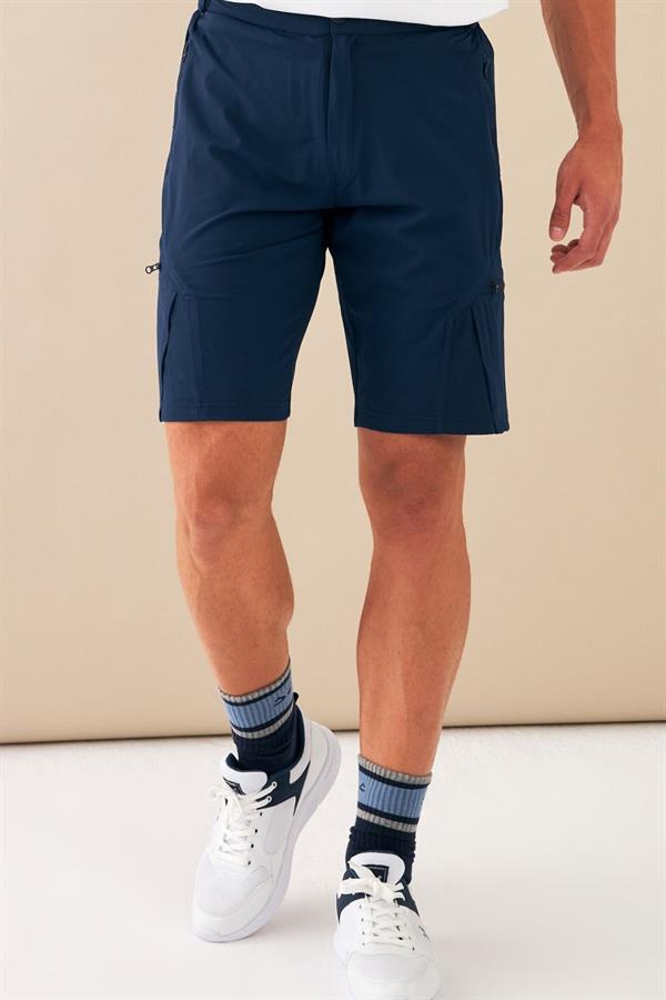 Escetic Royal Erkek Regular Kalıp Nefes Alabilen Yazlık Esnek Spor Likra Kumaş Spor Şort B1492