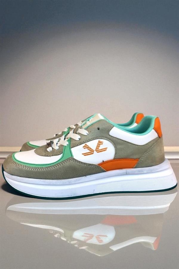 Escetic Siyah Beyaz Gri Kadın Sneaker, Nefes Alabilen Erkek Spor Ayakkabı, Hafif Yürüyüş Ayakkabısı AY0004