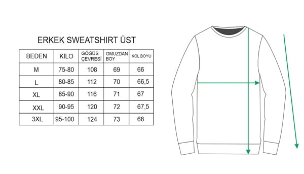 Escetic Erkek Slimfit Beyaz Cepli, 2 İplik Kapüşonlu Spor Sweatshirt 0949