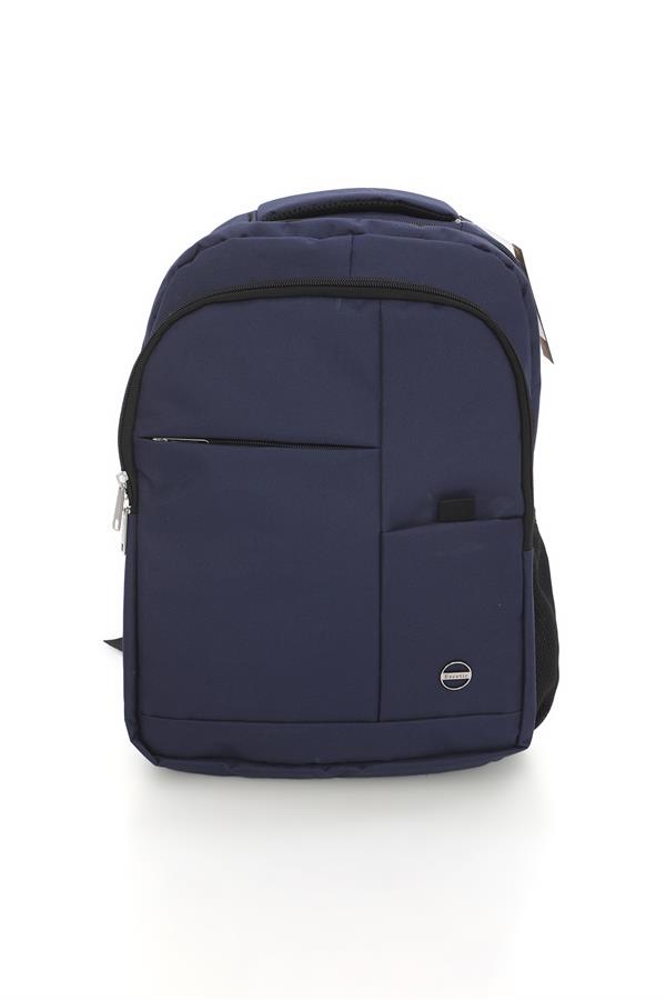 Escetic Spor Lacivert Sırt Çantası Okul Tatil Kamp Seyahat Dağcılık Çanta C5007