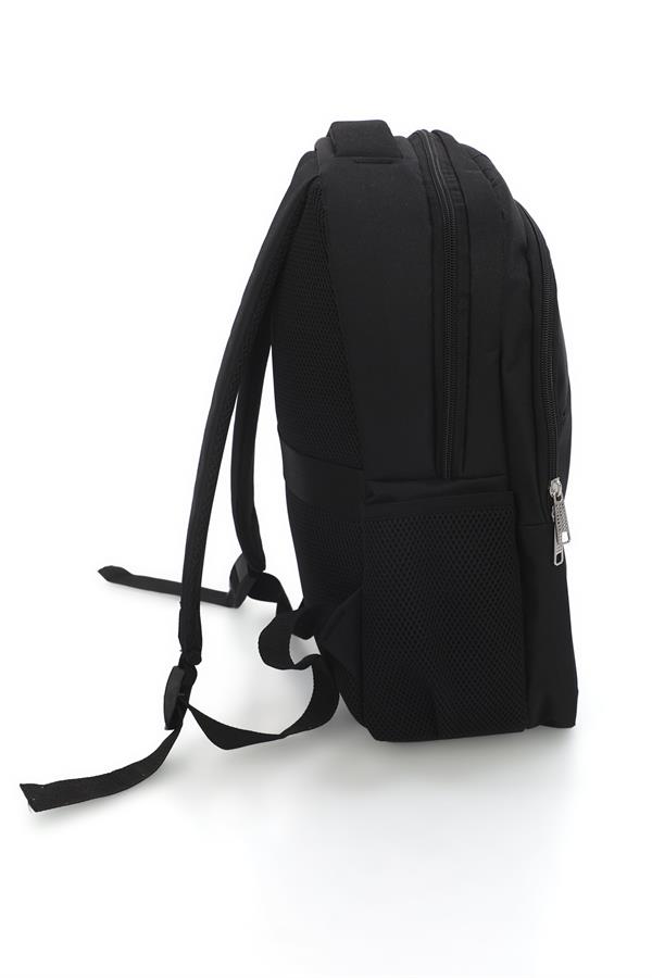 Escetic Spor Siyah Sırt Çantası Okul Tatil Kamp Seyahat Dağcılık Çanta C5007