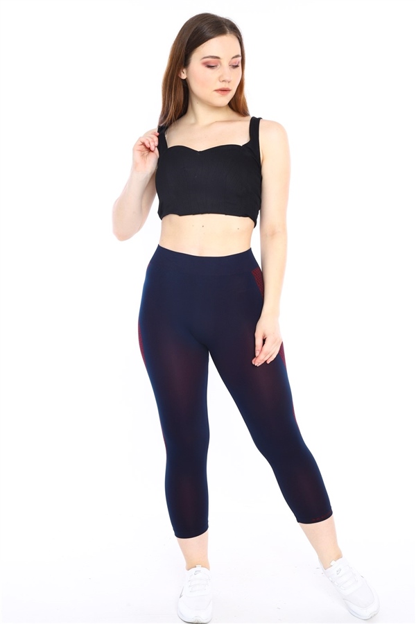 Escetic Royal Kadın Ekstra Esnek Ve Yumuşak Nefes Alabilen Spor Kısa Tayt 0122