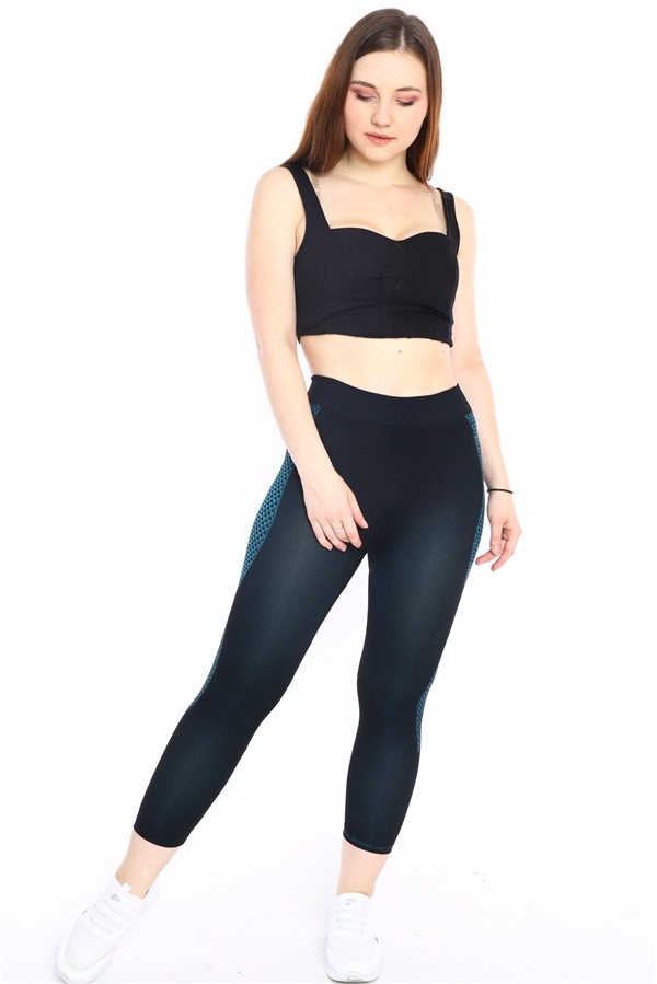 Escetic Siyah Kadın Ekstra Esnek Ve Yumuşak Nefes Alabilen Spor Kısa Tayt 0122