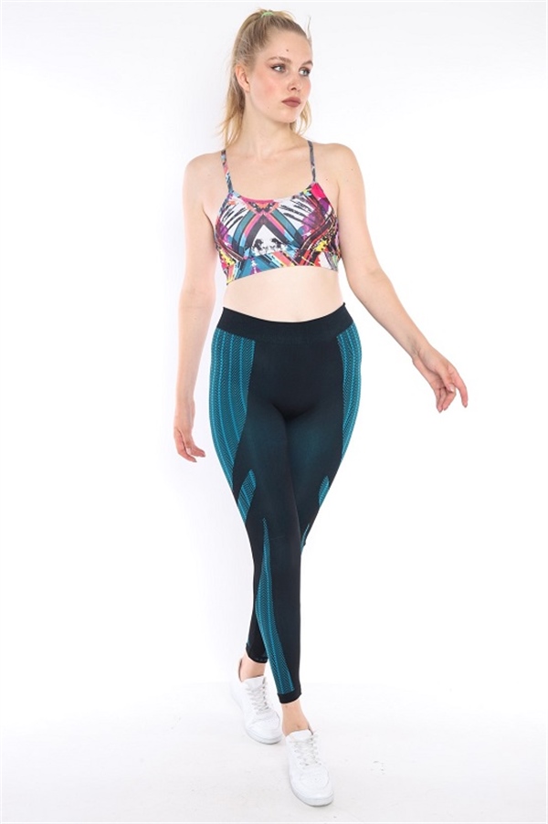 Escetic Siyah Kadın Ekstra Esnek Ve Yumuşak Nefes Alabilen Spor Kısa Tayt 0138