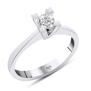 0.30 Karat GIA Sertifikalı Tektaş Pırlanta Yüzük D Renk