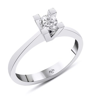 0.30 Karat GIA Sertifikalı Tektaş Pırlanta Yüzük E Renk