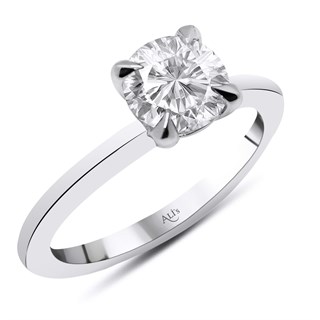  0.90 Karat GIA Sertifikalı Pırlanta Tektaş Yüzük - D Renk