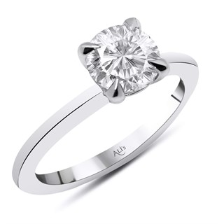 0.90 Karat GIA Sertifikalı Pırlanta Tektaş Yüzük E Renk