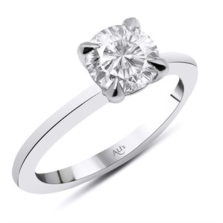 0.90 Karat HRD Sertifikalı Pırlanta Tektaş Yüzük G Renk