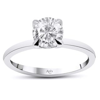  0.90 Karat GIA Sertifikalı Pırlanta Tektaş Yüzük - D Renk