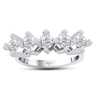 1.20 Karat Pırlanta Beştaş Yüzük E Renk