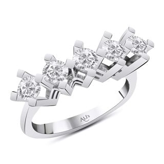 1.20 Karat Pırlanta Beştaş Yüzük E Renk