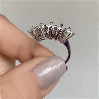 1.20 Karat Pırlanta Beştaş Yüzük E Renk