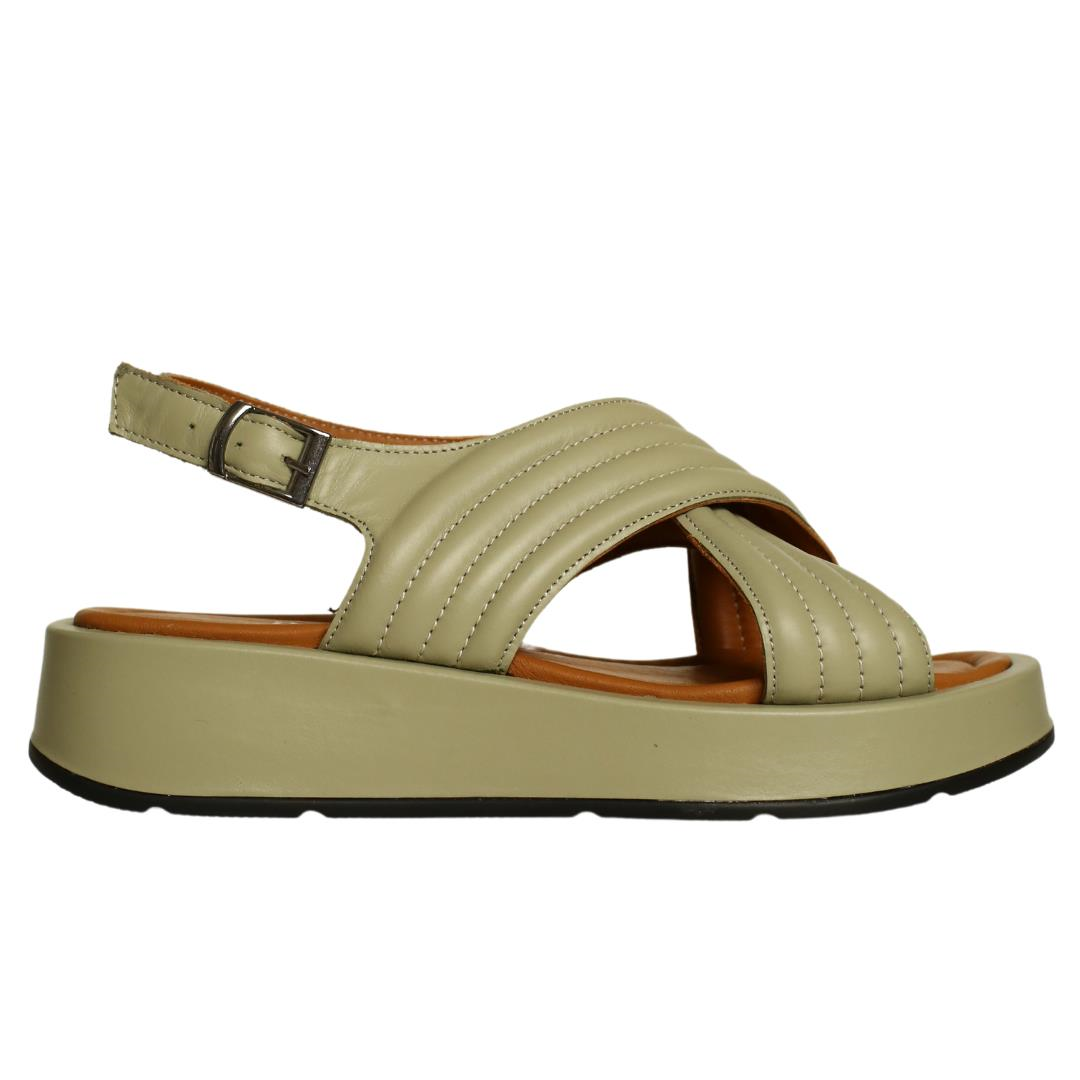 Avakado Kadın Deri Sandalet