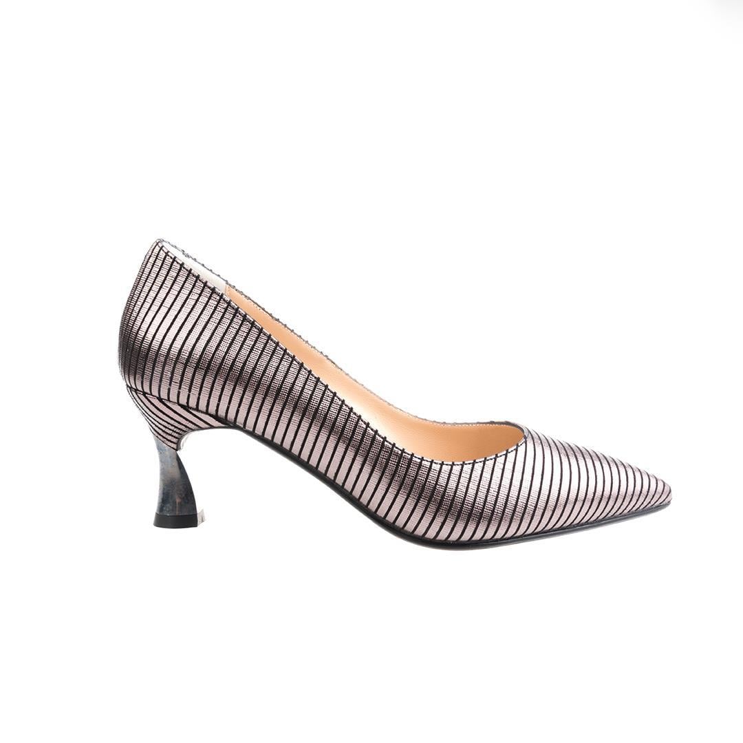 Bakır Deri Kadın Stiletto Ayakkabı