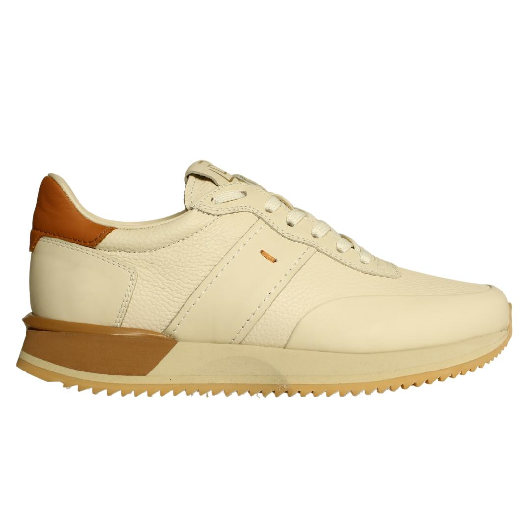 Bej Erkek Bağcıklı Sneaker