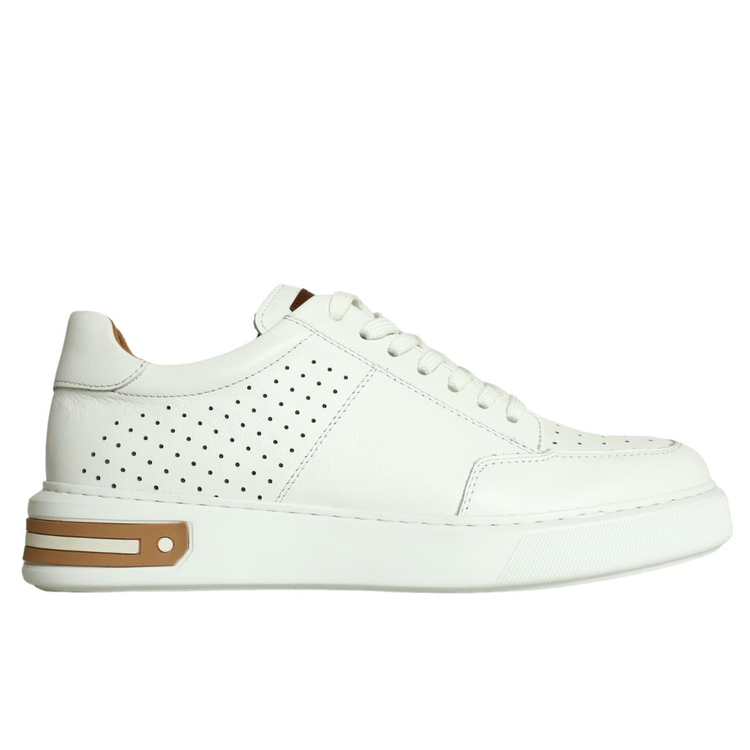 Beyaz Deri Erkek Sneaker