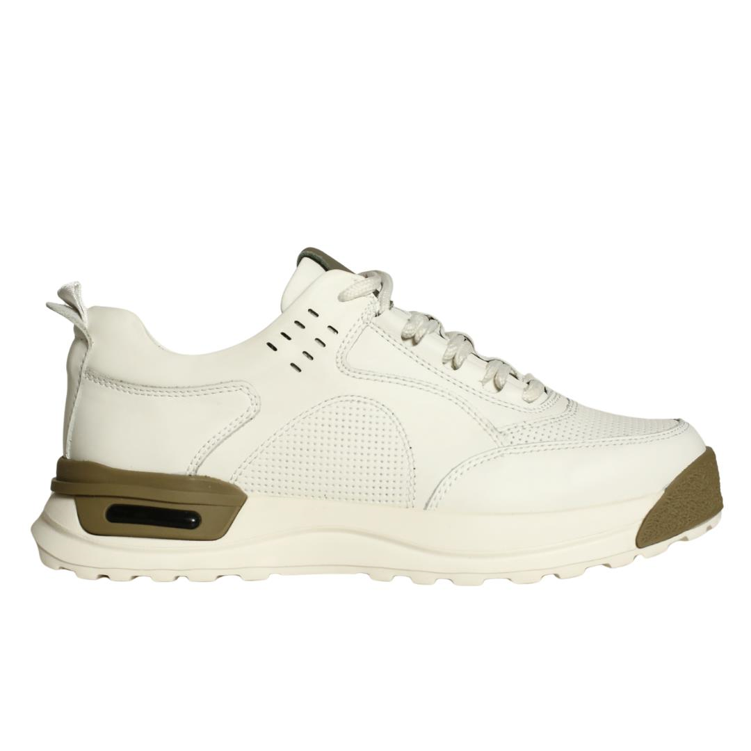 Beyaz Deri Erkek Sneaker