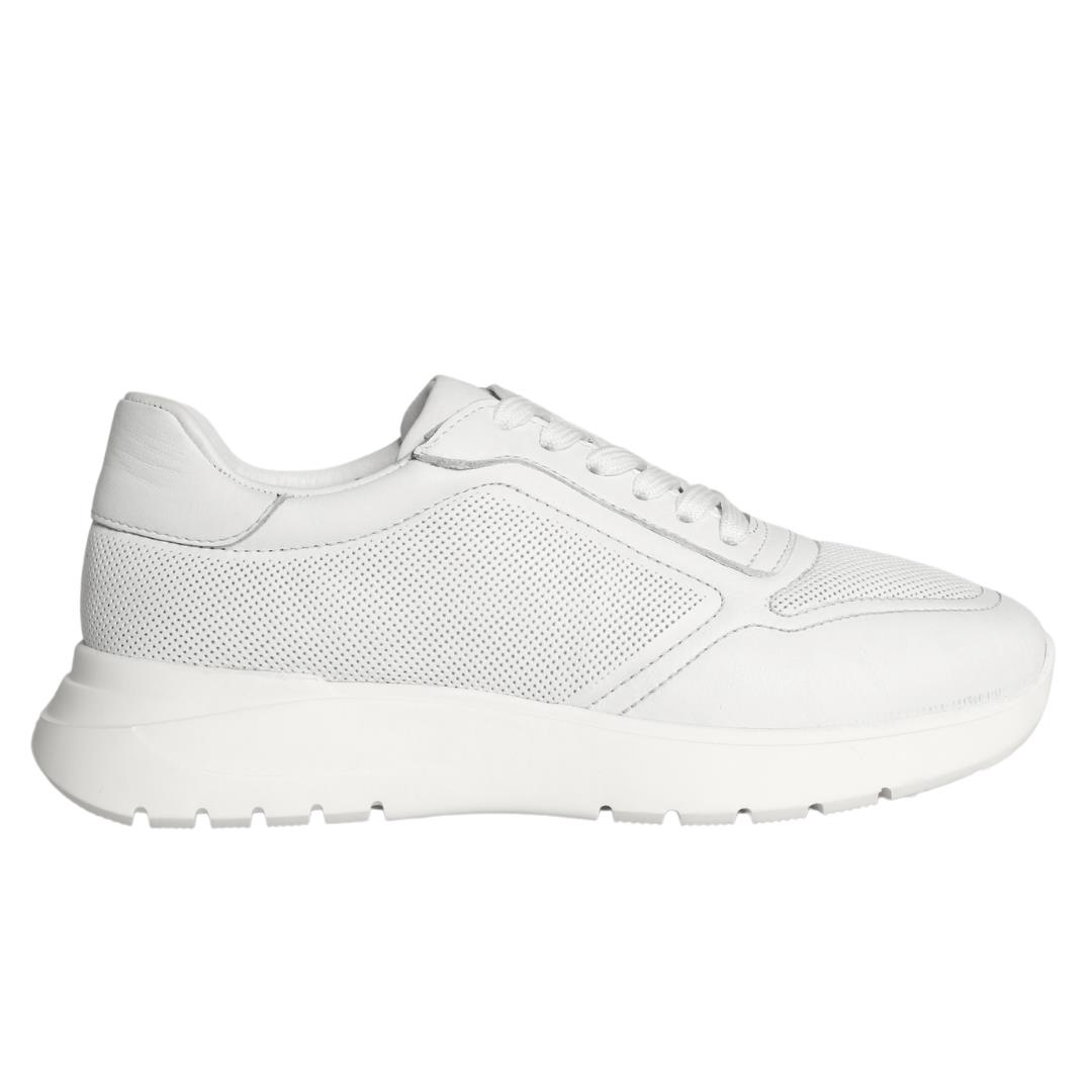 Beyaz Kadın Bağcıklı Sneaker