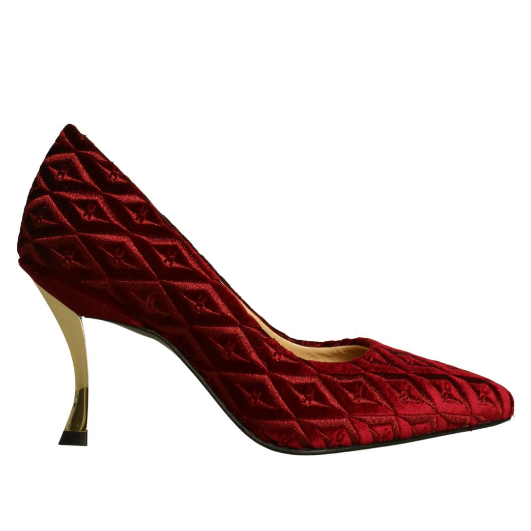 Bordo Kadın Stiletto