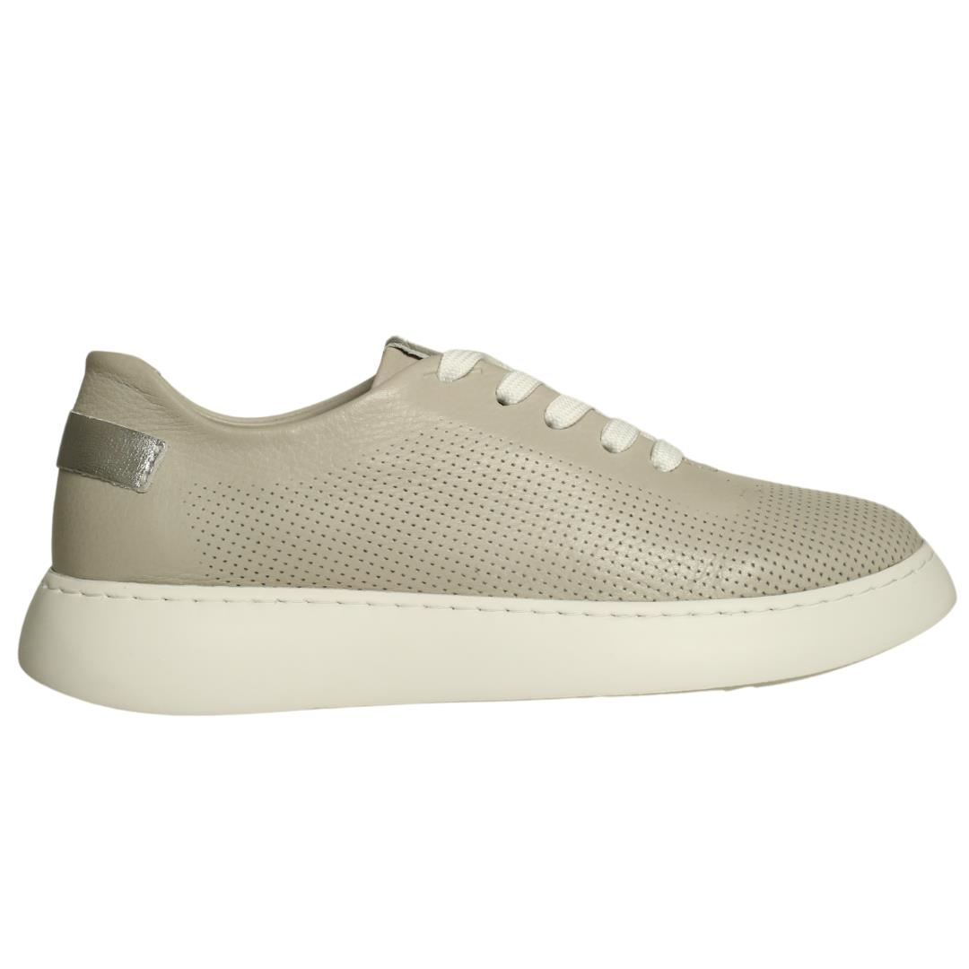Gri Kadın Bağcıklı Sneaker
