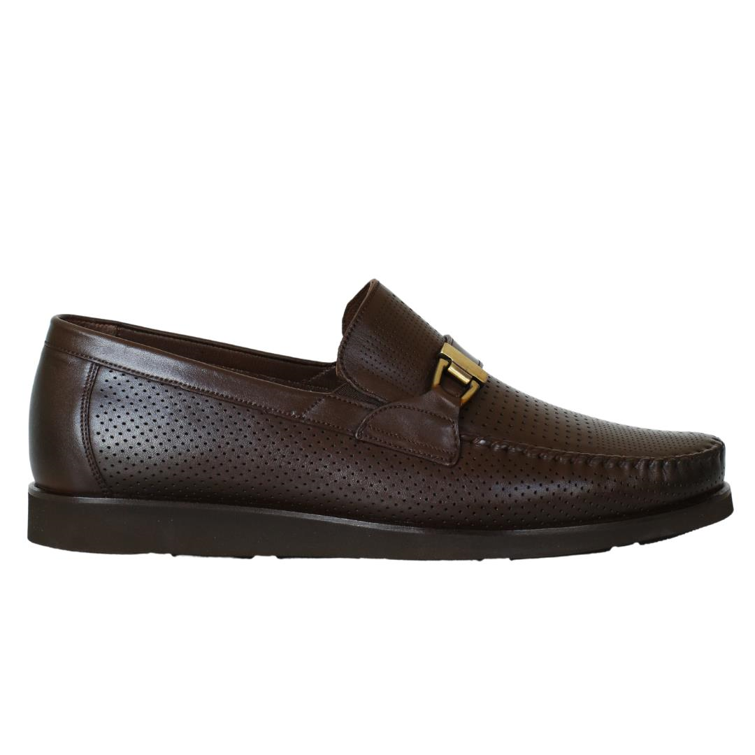 Kahve Deri Erkek Loafer Ayakkabı