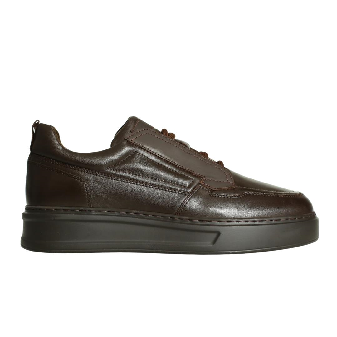 Kahve Deri Erkek Sneaker