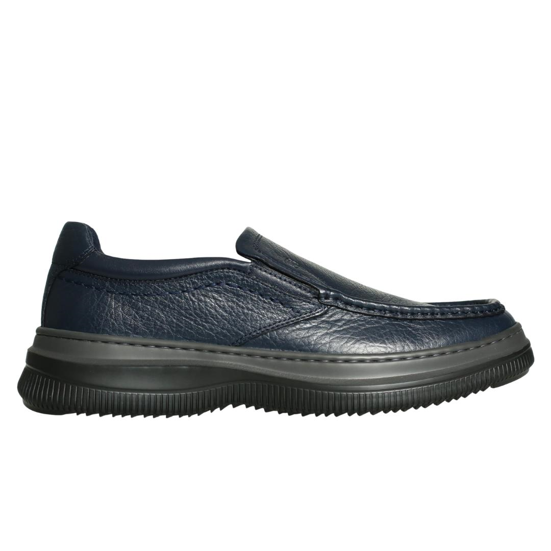 Lacivert Deri Erkek Loafer