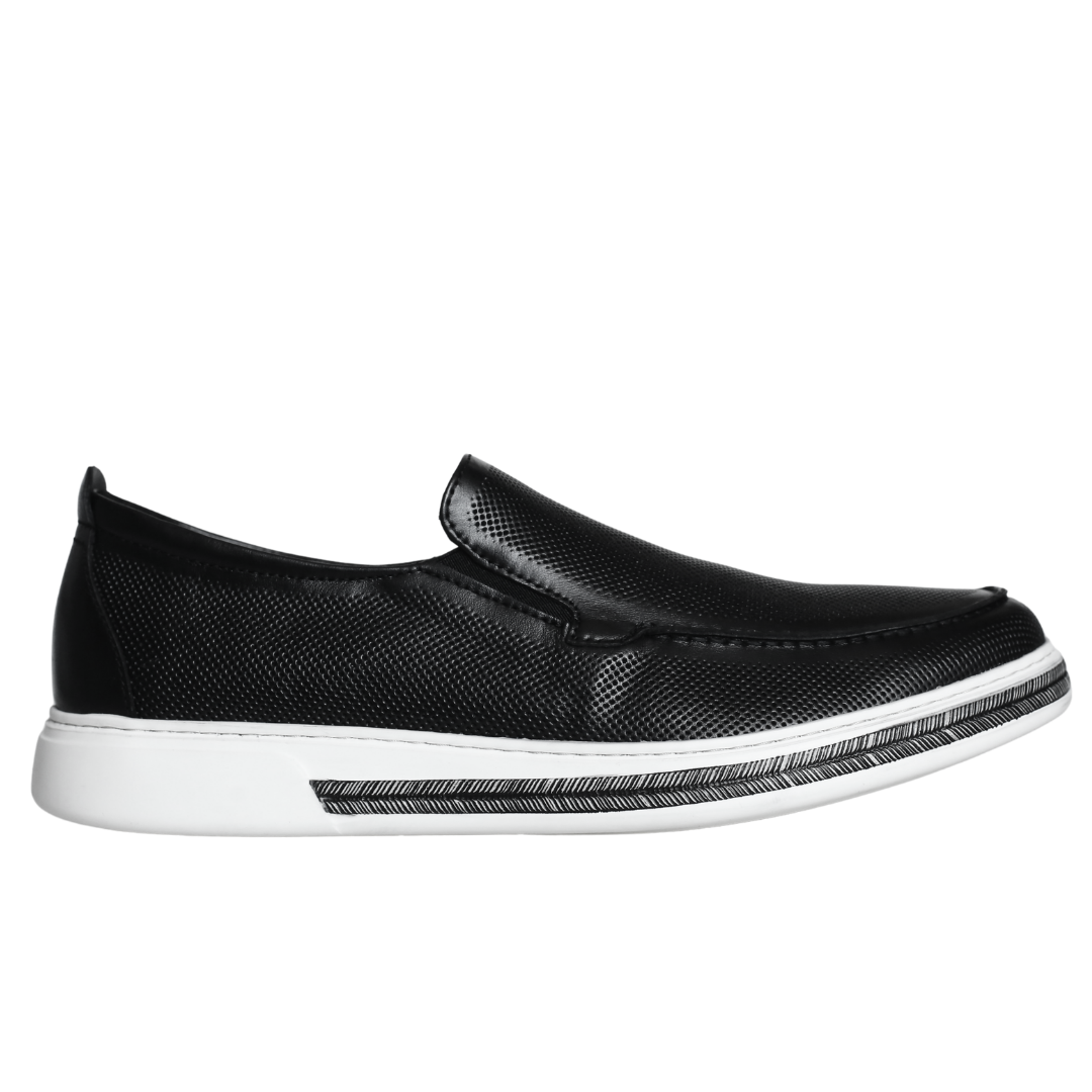 Siyah Deri Erkek Loafer