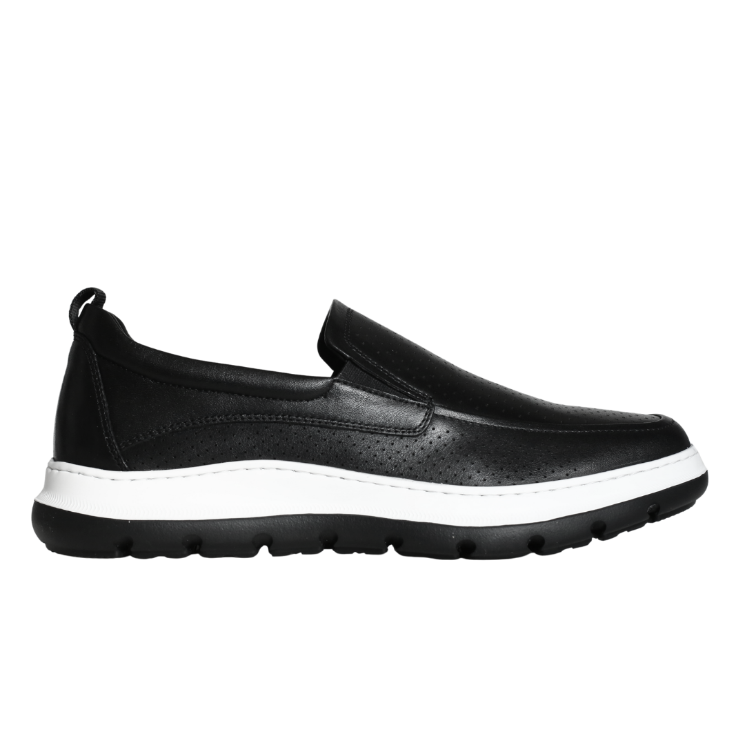 Siyah Deri Erkek Loafer