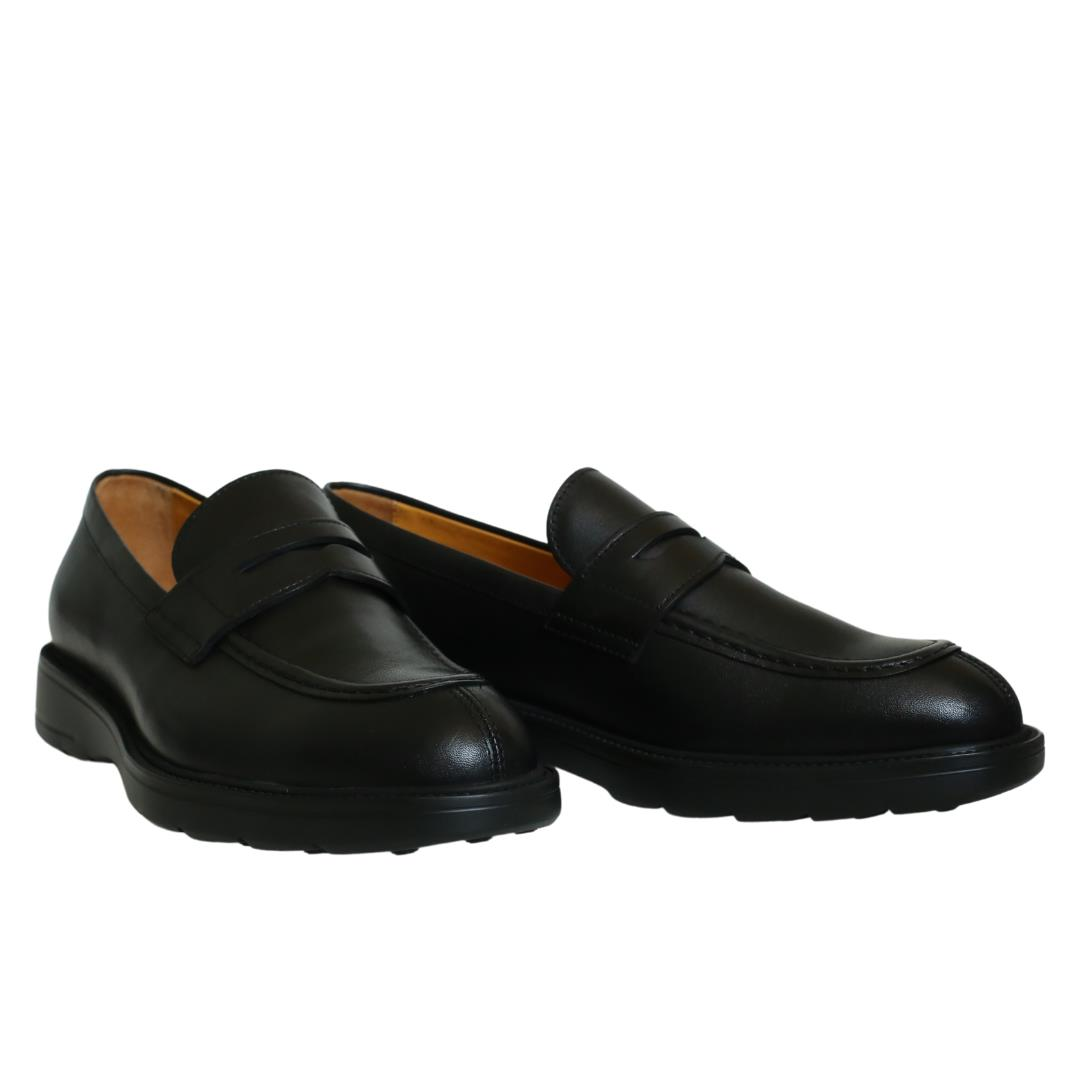 Siyah Deri Erkek Loafer