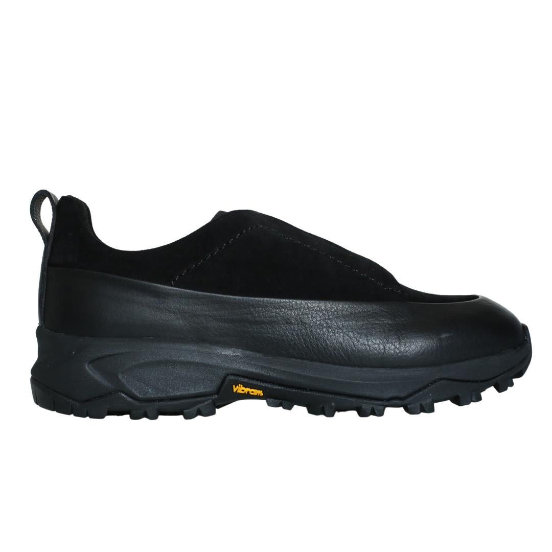 Siyah Deri Kadın Sneaker