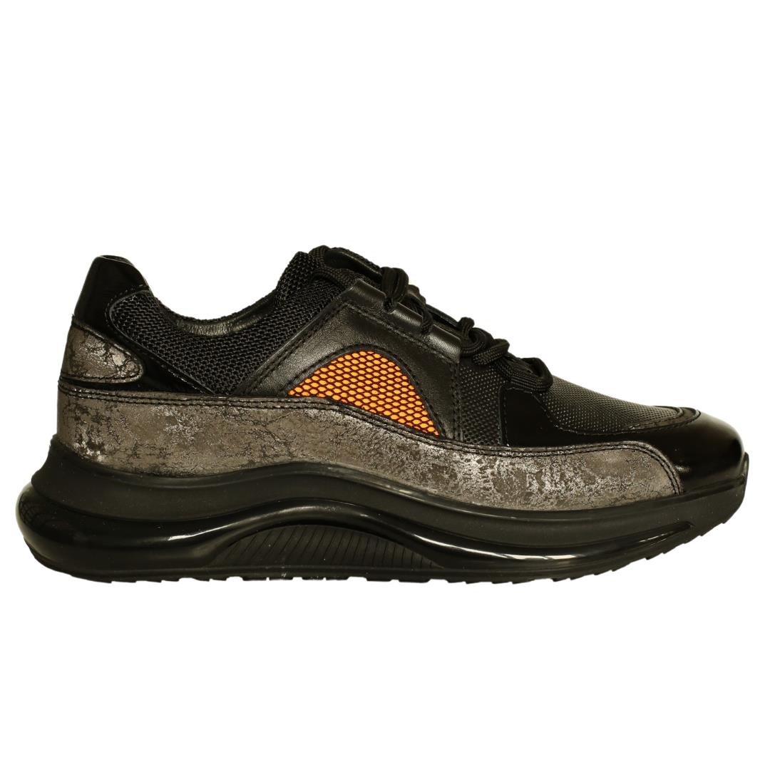 Siyah Erkek Bağcıklı Sneaker