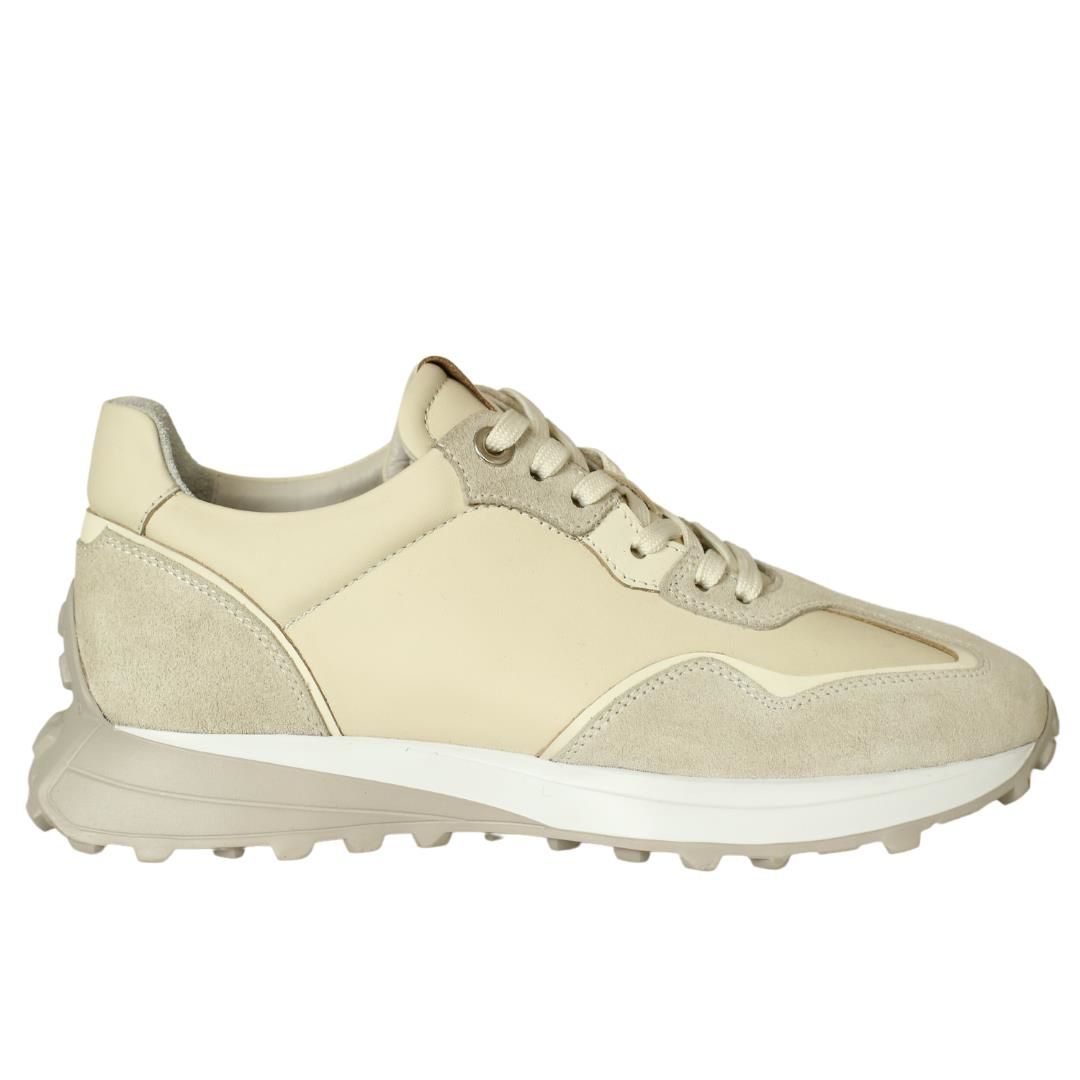 Süet Bej Deri Erkek Sneaker