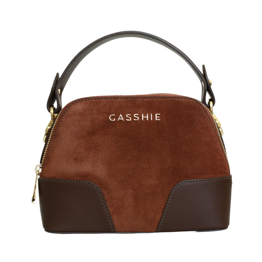 Süet Kiremit Deri Kadın El Çanta