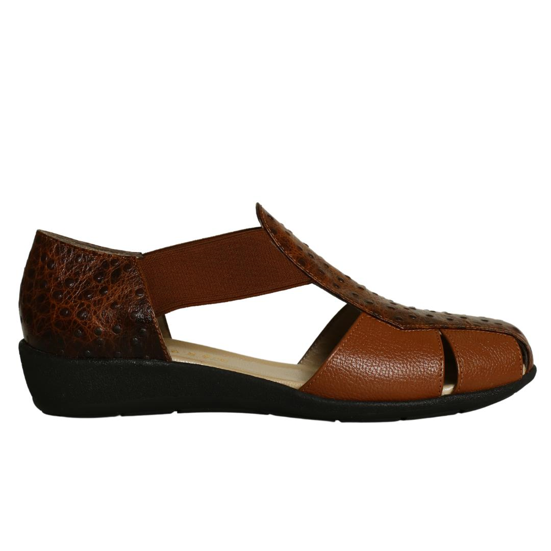 Taba Deri Kadın Günlük Ayakkabı