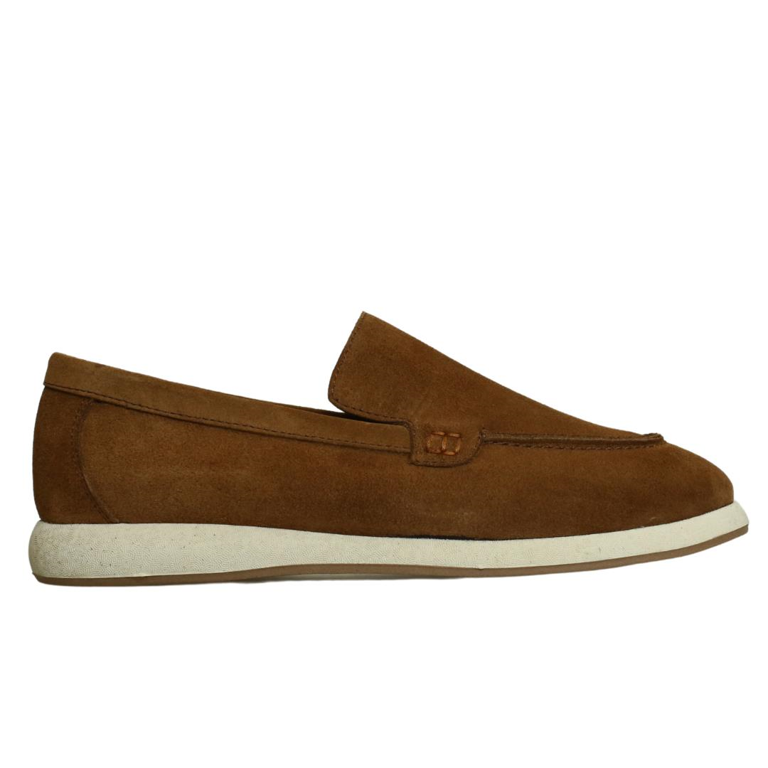 Taba Süet Kadın Loafer