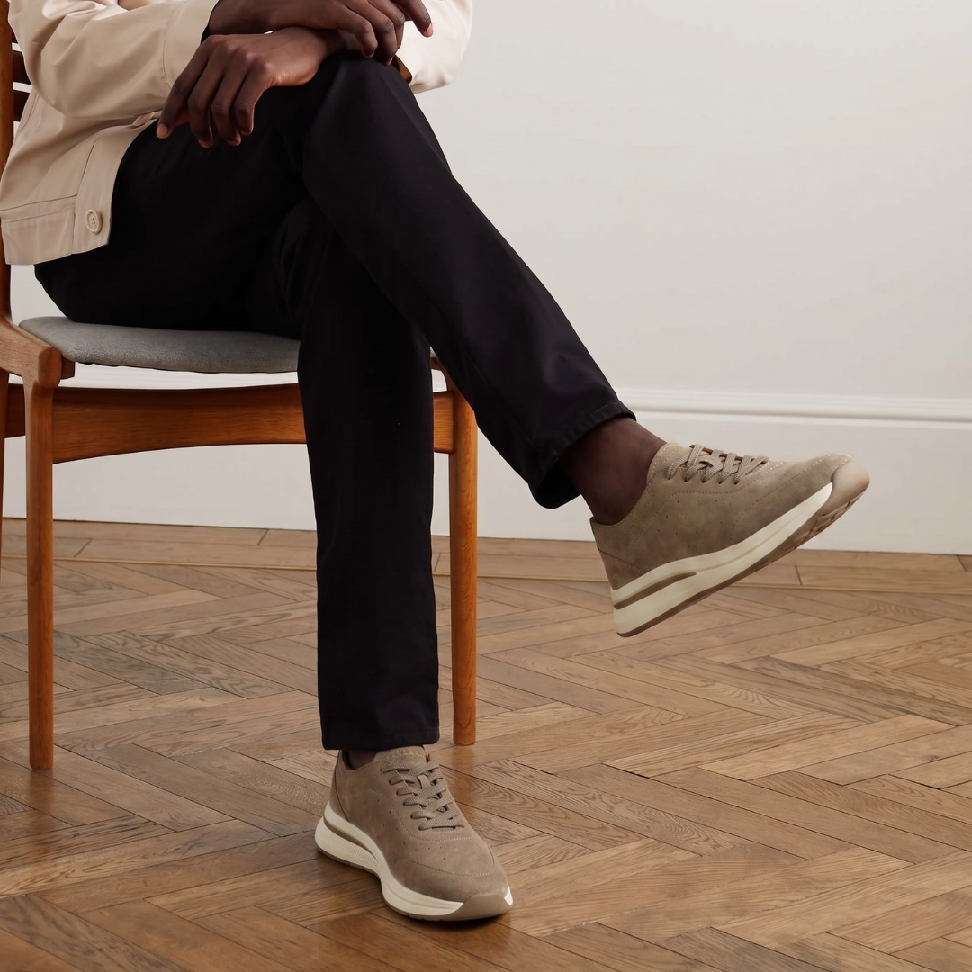Vizon Süet Erkek Sneaker