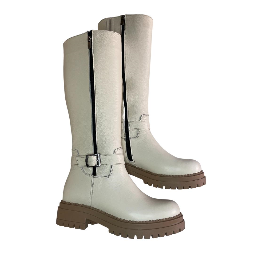 Bej Kadın Günlük Çizme