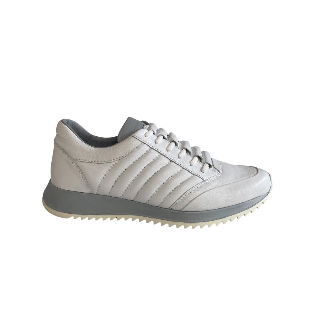 Beyaz Bağcıklı Erkek Sneaker Ayakkabı