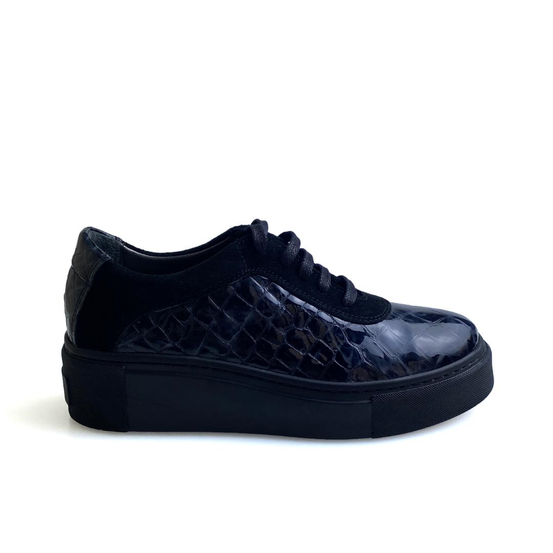 Füme Python Baskı Kadın Sneaker