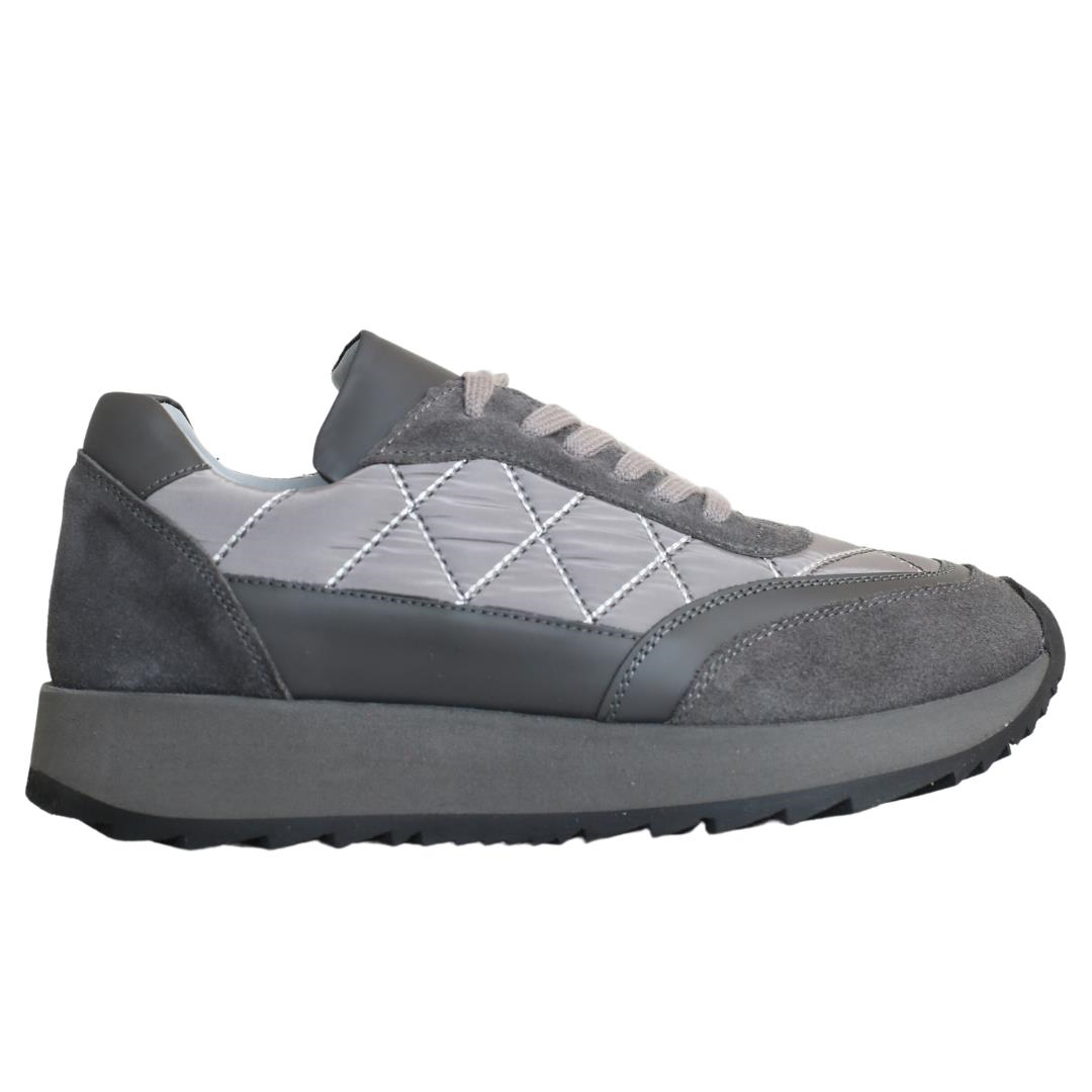 Gri Kadın Bağcık Detaylı Sneaker