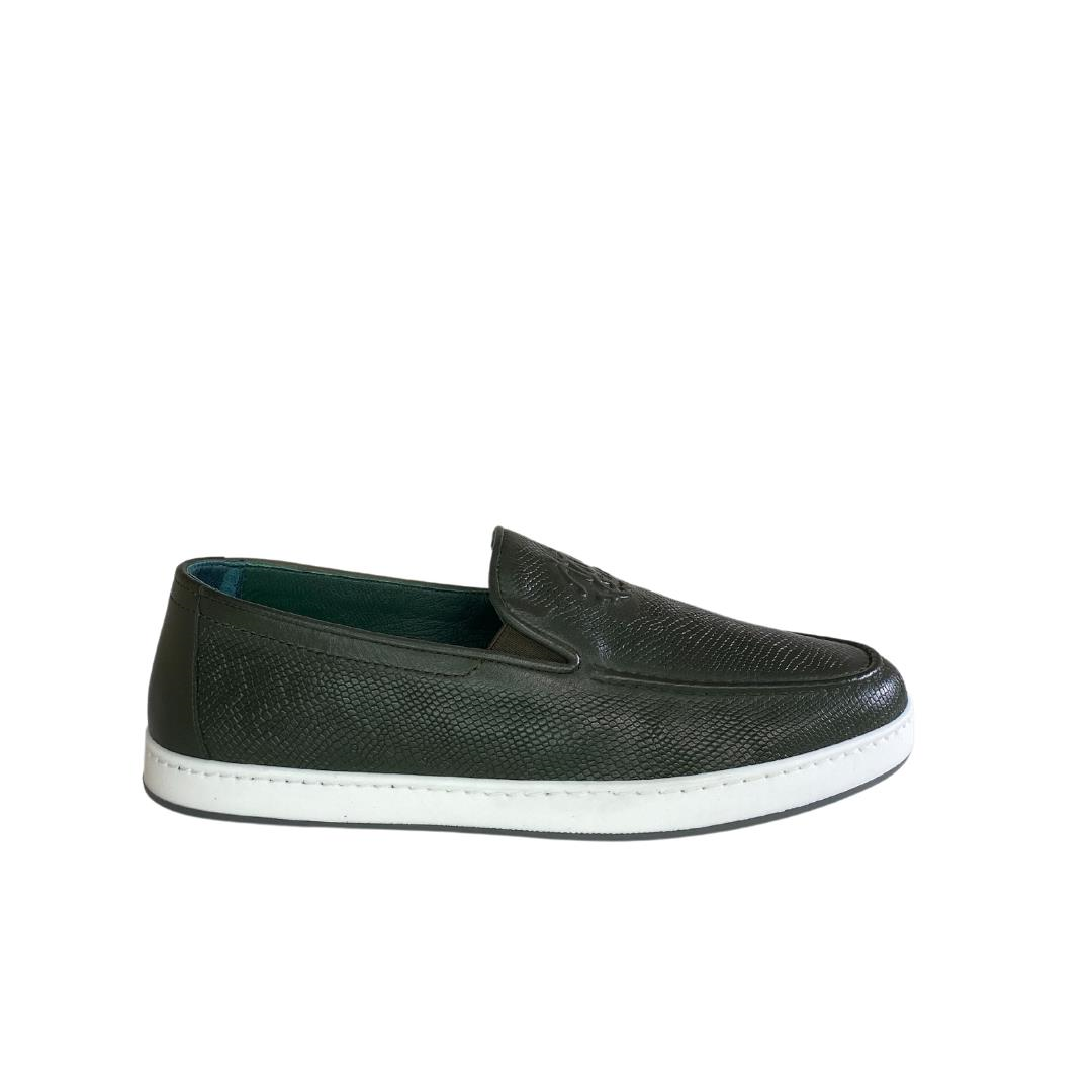 Haki Erkek Loafer Ayakkabı