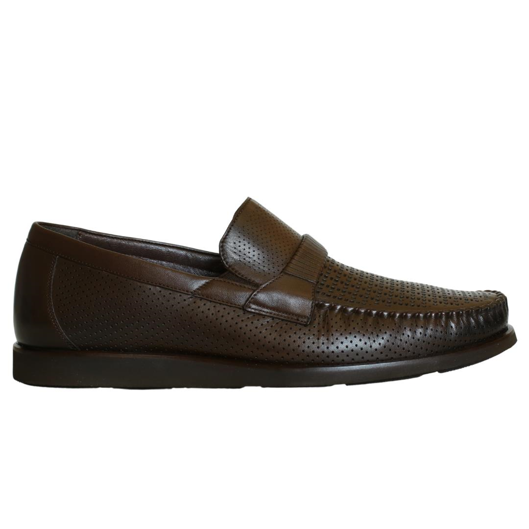 Kahve Deri Erkek Loafer Ayakkabı
